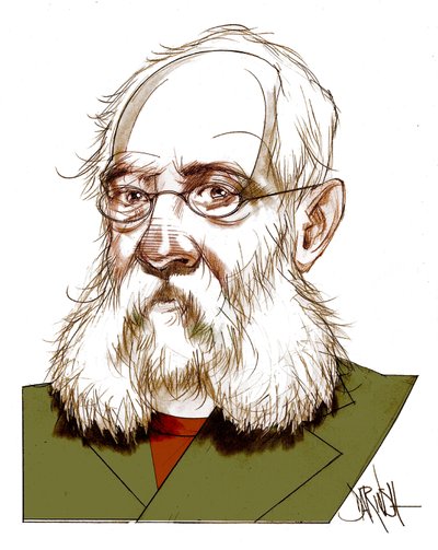 Ferdinand Petruccelli Of Gattina , 2016 (digitális színes ceruzarajz) alkotó: Dariush Radpour