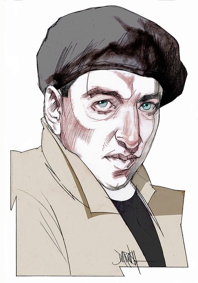 Giacomo Antonini, 2022 (digitális színes ceruzarajz) alkotó: Dariush Radpour