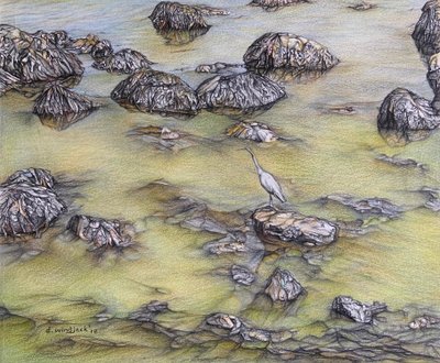 Landing Pad, 2018 (ceruza, papír) alkotó: Darrell Windjack