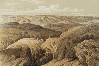 Engedi vadon (színes litó) alkotó: David (after) Roberts