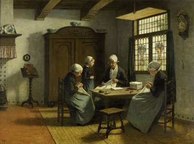A Katwijk-Binnen-i árvaházban alkotó: David Adolph Constant Artz
