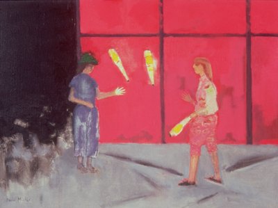 Zsonglőrök a Beaubourgban alkotó: David Alan Redpath Michie