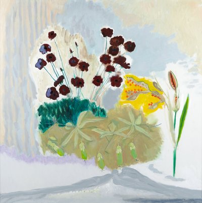 Seedpods and Cosmos, 2010 (olaj, vászon) alkotó: David Alan Redpath Michie