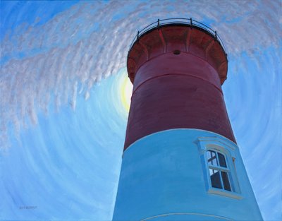 A fényt látva, 2017 (olaj, vászon) alkotó: David Arsenault