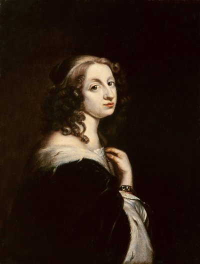 Krisztina, svéd királynő, 1650 körül (olaj, réz) alkotó: David Beck