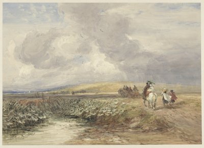 Táj az utazókkal alkotó: David Cox (I)