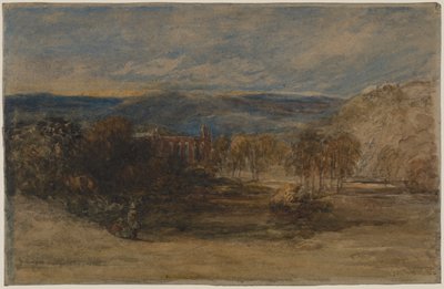 Boltoni apátság, c. 1840-es évek vége-1857. alkotó: David Cox
