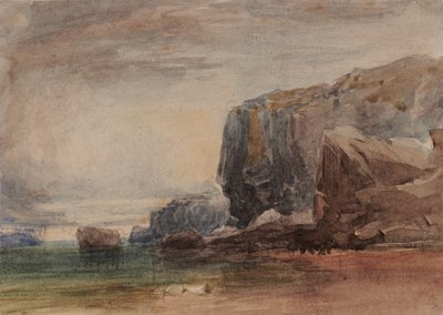Tengerparti jelenet (1. sz. ideiglenes) alkotó: David Cox