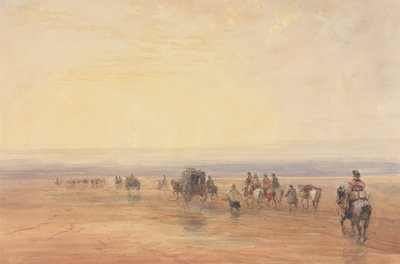 Lancaster Sands átlépése alkotó: David Cox