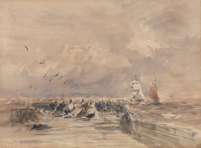 Dieppe móló, Stiff Breeze alkotó: David Cox