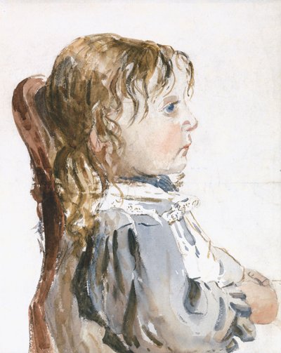 Kislány kötényben alkotó: David Cox