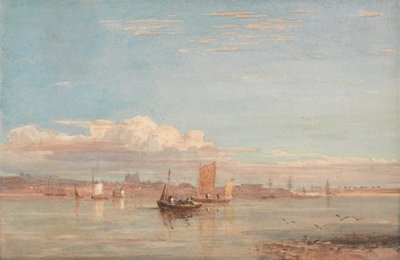 Greenwich Hospital a Woolwich Reach felől alkotó: David Cox
