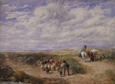 Tartsa a bal utat, 1854 alkotó: David Cox