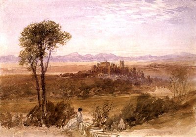 Lancaster (akvarell ceruza fölött, papíron) alkotó: David Cox