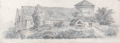 Llanfair Church, Észak-Wales, A Treatise on Landscape Painting and Effect in Water Colours (Értekezés a tájképfestészetről és a vízfestés hatásáról) című művéhez alkotó: David Cox