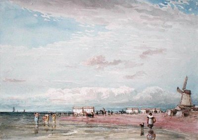 North Shore, Liverpool (akvarell papíron) alkotó: David Cox