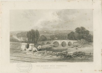 Penkridge Town – Railway and Bull Bridge: acélmetszet, nd [c 1839] alkotó: David Cox