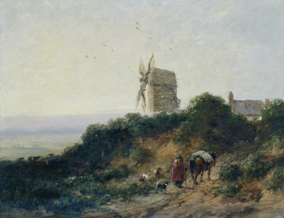 Az út a malomhoz alkotó: David Cox