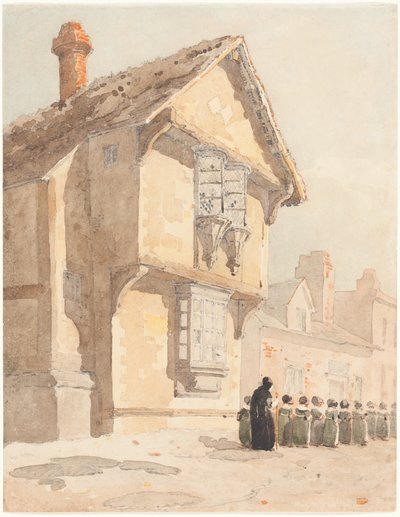 Az iskolába vezető út alkotó: David Cox