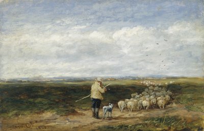 A pásztor, a nyáj visszatérése alkotó: David Cox