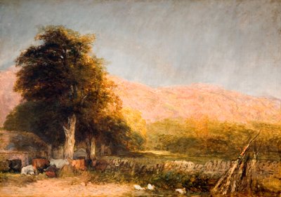 Egy farm Bettws-y-Coed-ban, 1856. alkotó: David Cox the elder