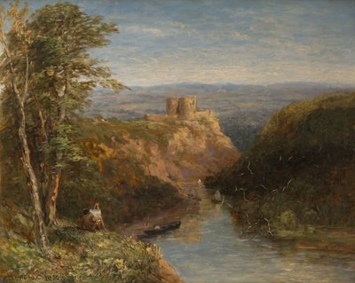 Cilgerran kastély, Pembrokeshire, 1852. alkotó: David Cox the elder