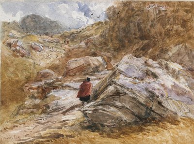 Bettws-y-Coed-i hegyhágó, 1851 alkotó: David Cox the elder