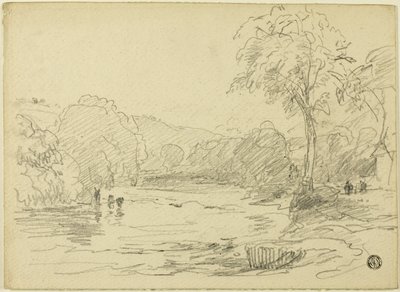 Folyami jelenet alkotó: David Cox the elder