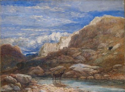 A kihívás, 1853 alkotó: David Cox the elder