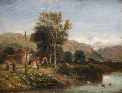 A kompra várva, 1845. alkotó: David Cox the elder