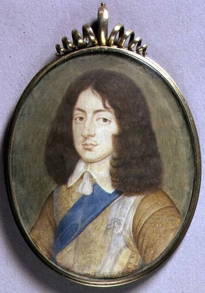 Károly portréminiatűrje II alkotó: David Des Granges