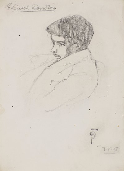 George Dutch Davidson portréja alkotó: David Foggie