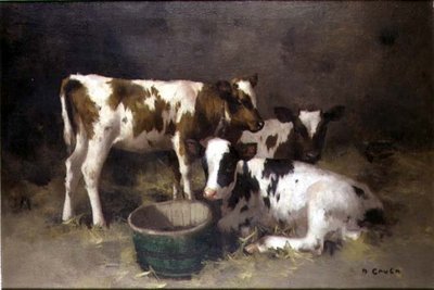Három borjú (olaj, vászon) alkotó: David Gauld