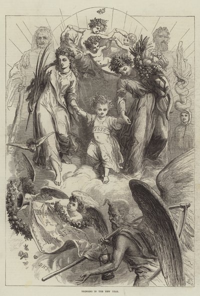 Az újév behozatala alkotó: David Henry Friston