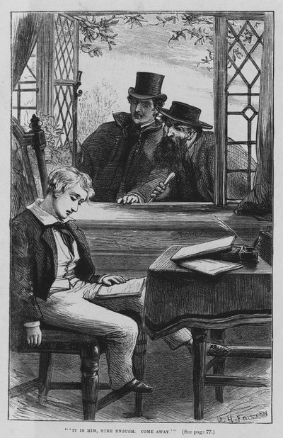 Illusztráció Oliver Twisthez, Charles Dickens (metszet) alkotó: David Henry Friston