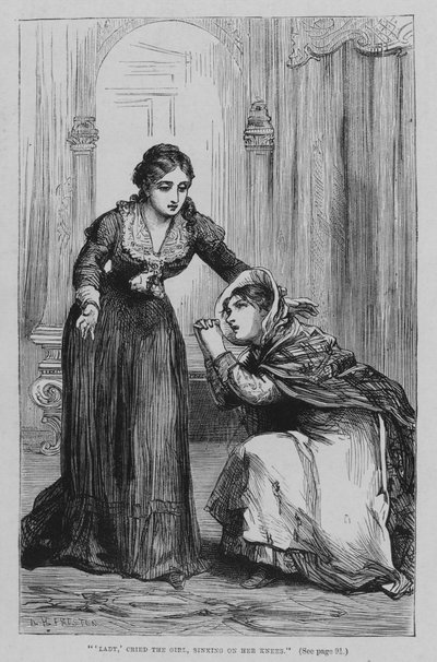 Illusztráció Oliver Twisthez, Charles Dickens (metszet) alkotó: David Henry Friston