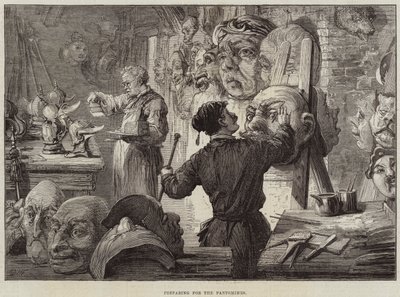 Felkészülés a Pantomimes-re alkotó: David Henry Friston