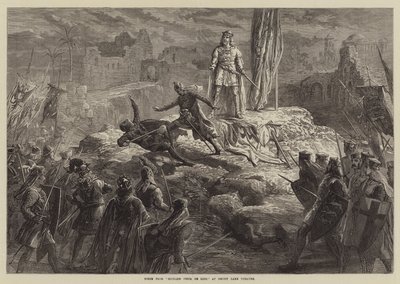 Jelenet Richard Coeur de Lionból, a Drury Lane Színházban alkotó: David Henry Friston