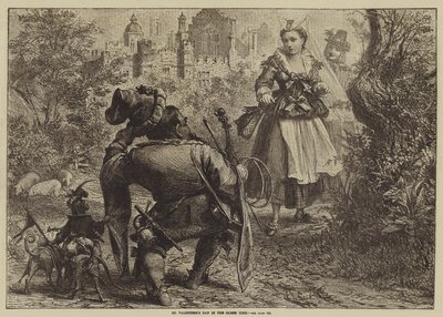 Szent Valentin-nap a régi időkben alkotó: David Henry Friston