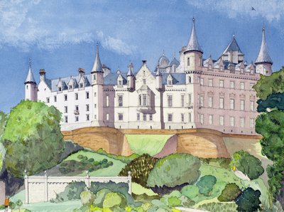 Dunrobin kastély, 1996 (wc) alkotó: David Herbert