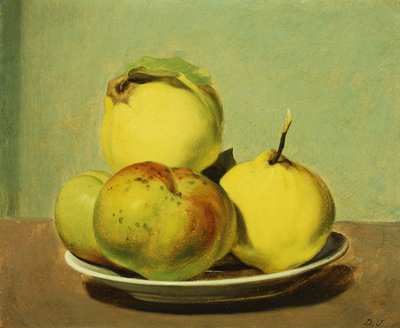 Alma és birsalma étel, alkotó: David Johnson