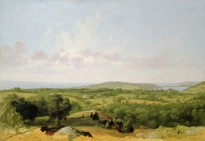 Kilátás a Narragansett-öbölre, Warwick közelében, Rhode Islanden alkotó: David Johnson