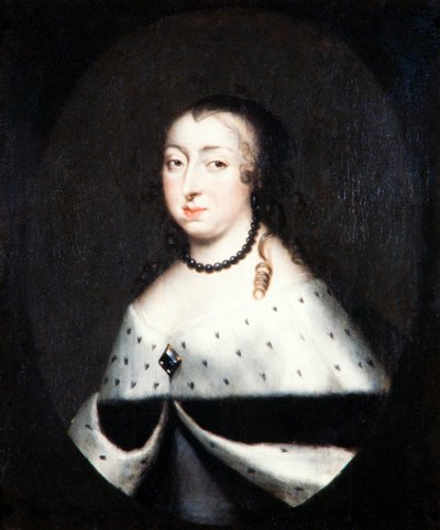 Hedvig Eleonora, svéd királyné, 1661 körül (olaj, vászon) alkotó: David Klöcker Ehrenstrahl