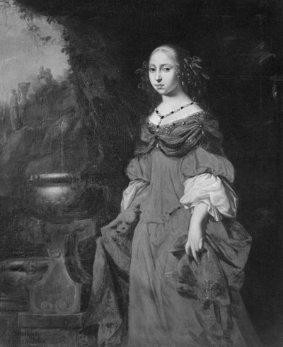 Anna Dorothea, 1640-1713, Holstein-Gottorp hercegnője, Quedlinburg apátnője alkotó: David Klöcker Ehrenstrahl