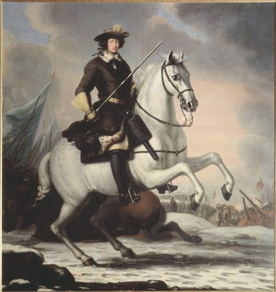 XI. Károly (1655-1697), Svédország királya, Zweibrücken rajnai palotagrófja, az 1676-os lund-i csatában, 1682 alkotó: David Klöcker Ehrenstrahl