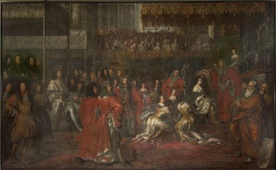 Az idősebb Ulrika Eleonóra királyné (1656-1693) koronázása alkotó: David Klöcker Ehrenstrahl