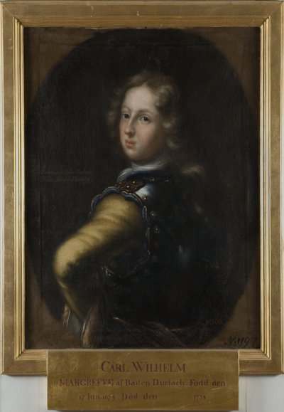 Károly Vilmos, 1679-1738, Baden-Durlach őrgrófja alkotó: David Klöcker Ehrenstrahl