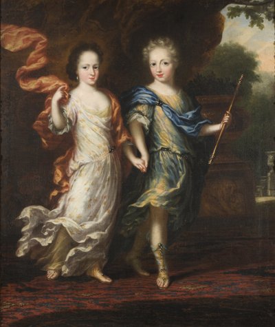 XII. Károly, 1682-1718, Svédország királya, zweibrückeni pfalzgróf, valamint Hedvig Zsófia, 1681-1708, svéd hercegnő, Holstein-Gottorp hercegnéje alkotó: David Klöcker Ehrenstrahl
