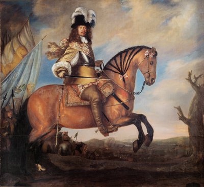 Carl Gustaf Wrangel tábornagy portréja 1613-1676, 1652 alkotó: David Klöcker Ehrenstrahl