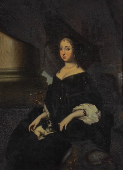 Holstein-Gottorpi Hedvig Eleonóra portréja (1636-1715) alkotó: David Klöcker Ehrenstrahl